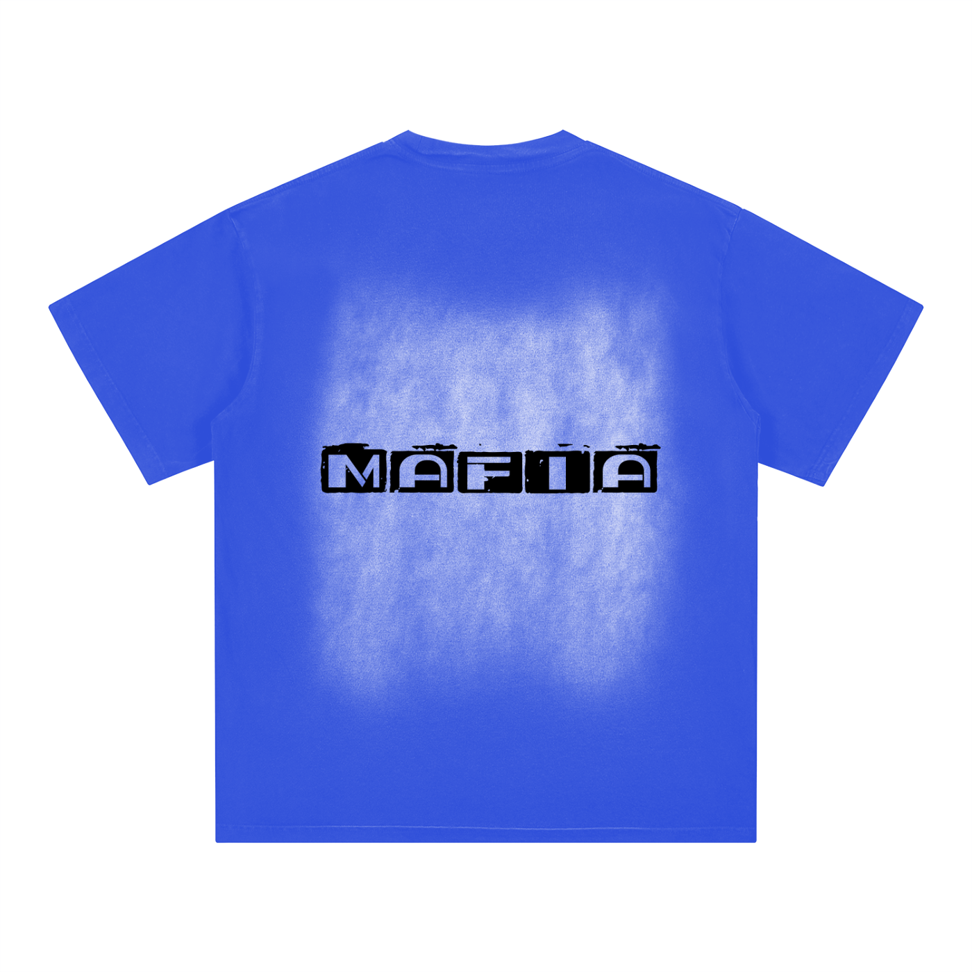 Square Patch Monkey Washed T-Shirt