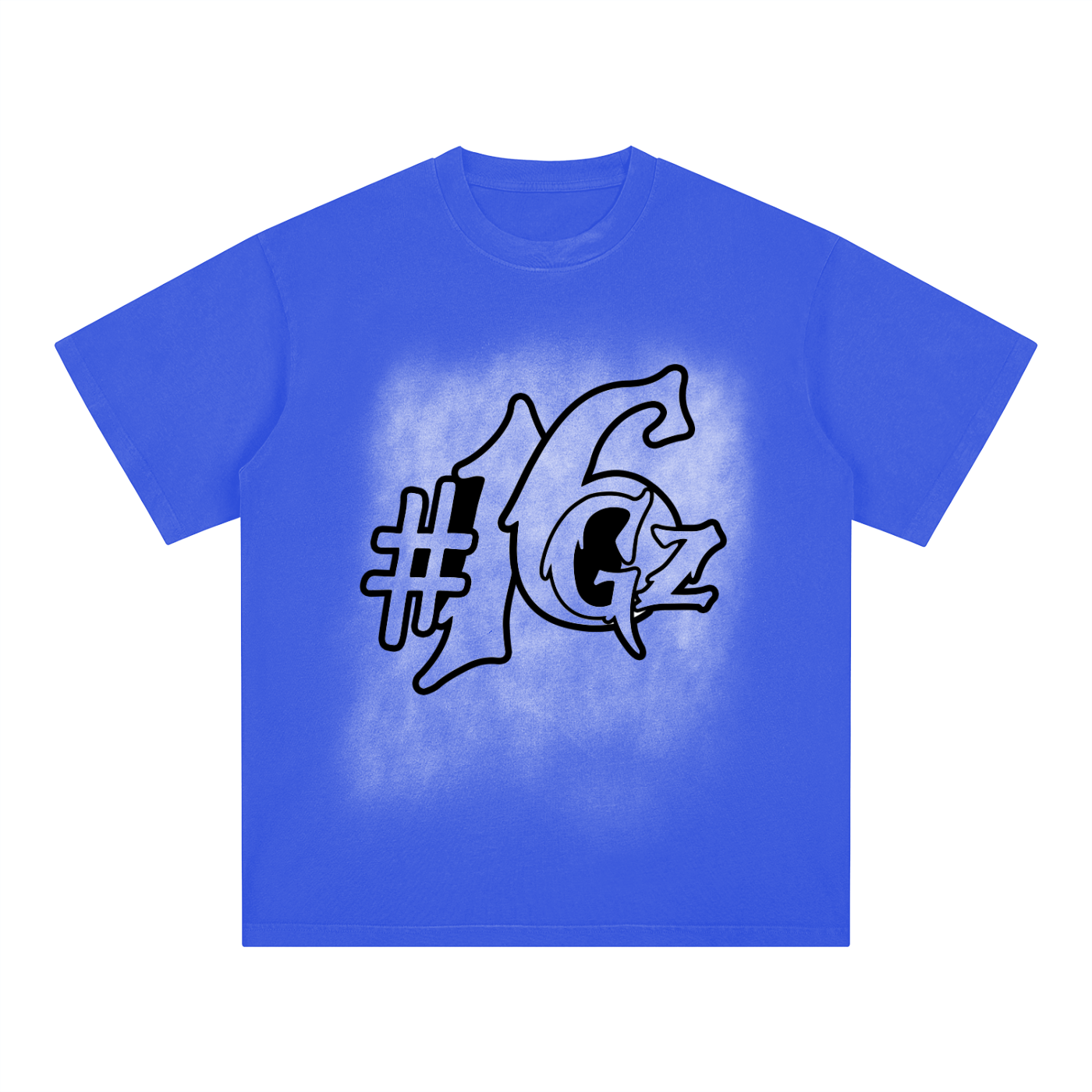 Square Patch Monkey Washed T-Shirt