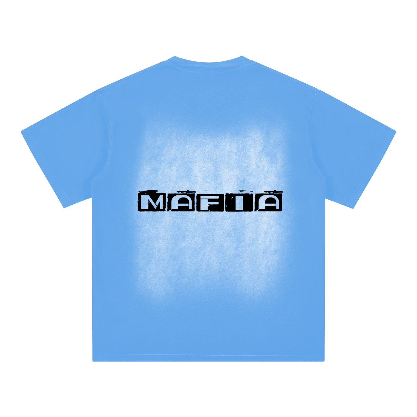 Square Patch Monkey Washed T-Shirt