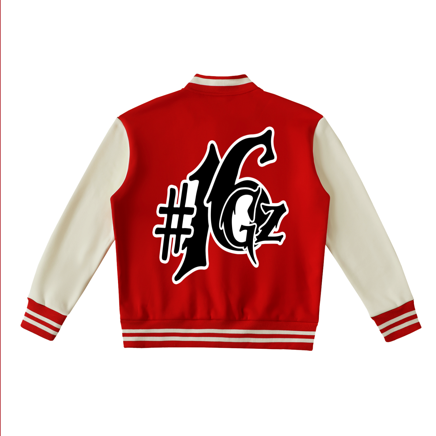 Two-Tone Fleeced Varsity Jacket